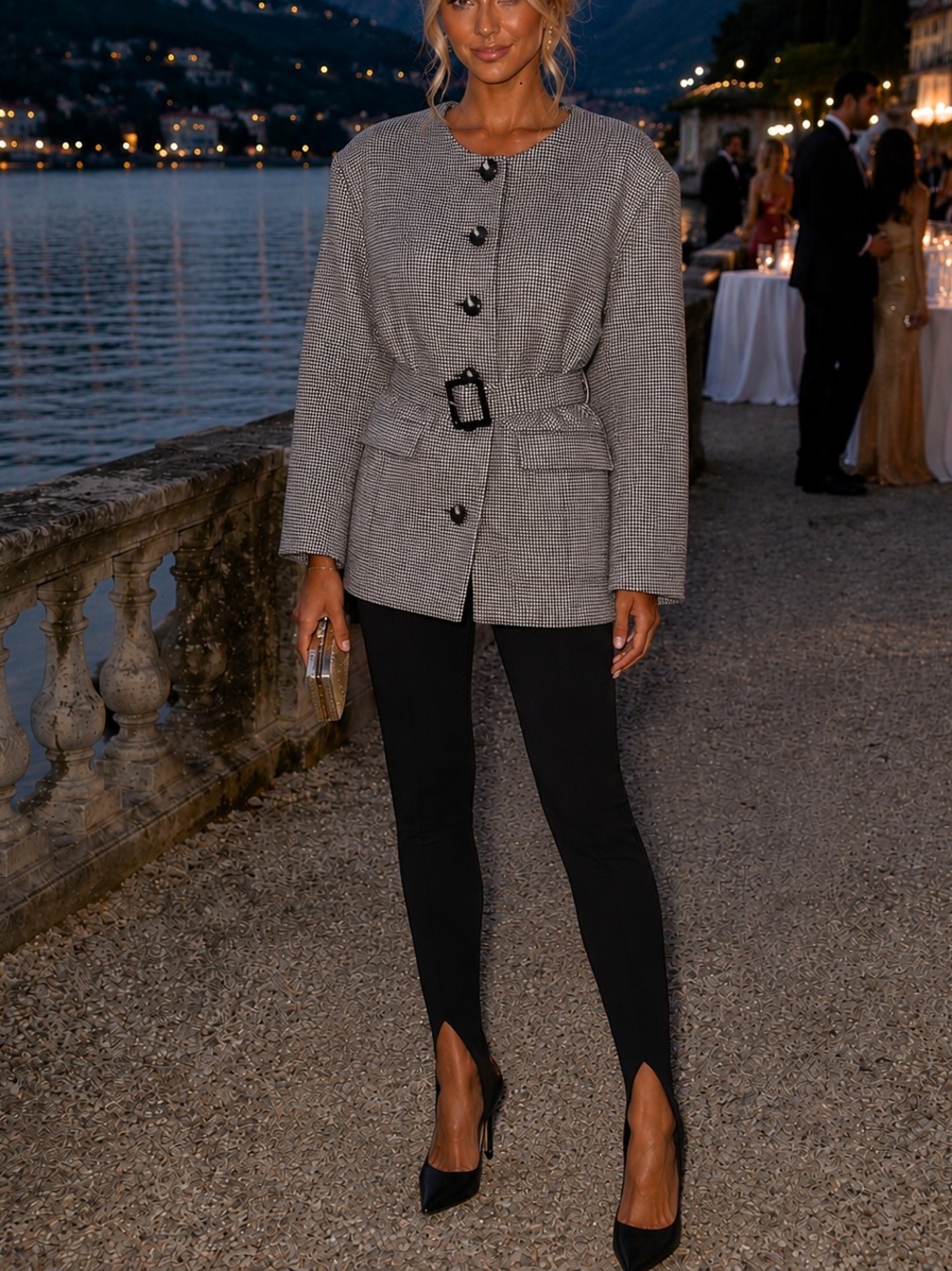 Vintage Valentino Boutique Wool‎ Cashmere Blazer Jacket Made in Italy